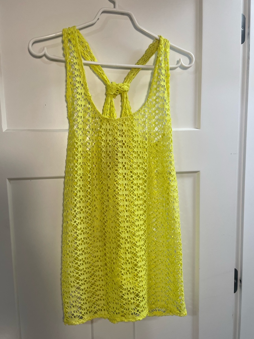Neon Yellow Beach Cover Up